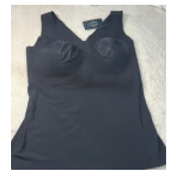 NWT - Evelyn & Bobbie Defy Bra Black Tank Size XL - Picture 1 of 4